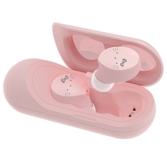 Hello Kitty WIreless Bluetooth Earphone With Charging Case Smart Touch HiFi Earphone Mini Headset Noise Reduction Earphones - 𝐃𝐔𝐕𝐋𝐀𝐒𝐇𝐎𝐏